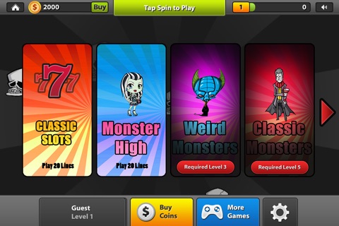 Monsters Casino Party Slots screenshot 4