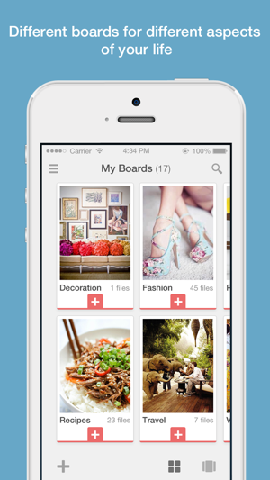 ClipUp - Collect & Organize Ideas Screenshot