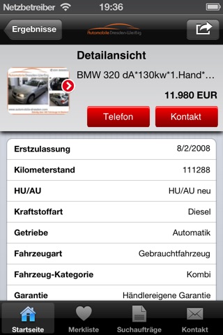 Automobile Dresden Weißig screenshot 4