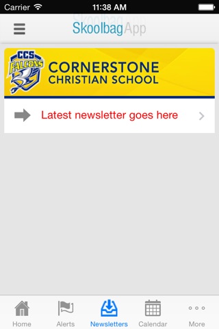 Cornerstone Christian School Inc - SkoolbagApp screenshot 4