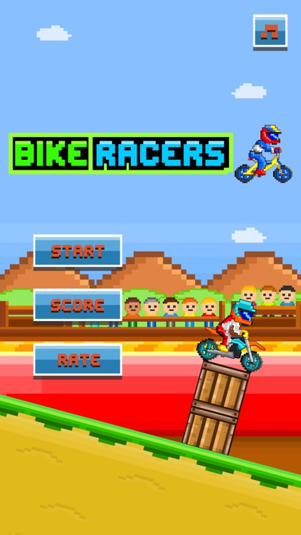 Bike Racers Game - Free 8-bit Pixel Retro Bikes Racing Games