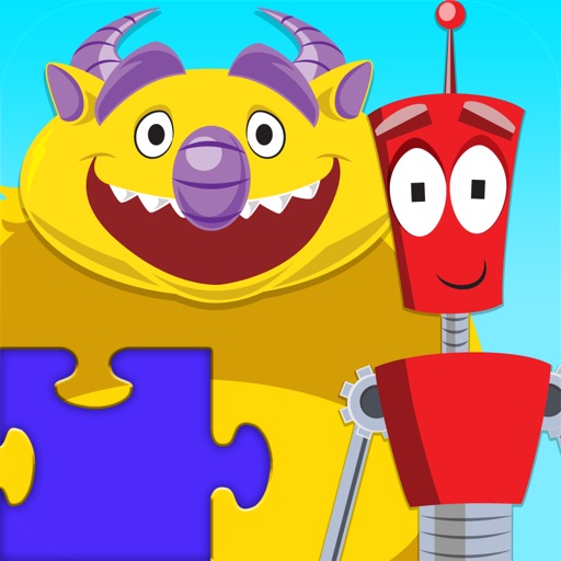 Monsters Vs Robots JigSaw Puzzles for Kids - Animated Puzzle Fun with Monster and Robot Cartoons! iOS App