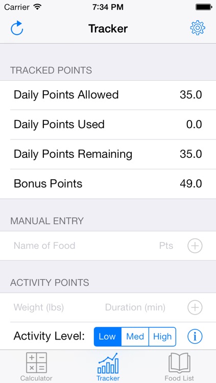 Nibbles Calculator and Tracker