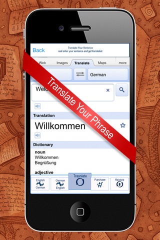 English to German & German to English Dictionary screenshot 3