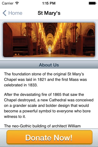 St Mary's Cathedral Conservation Appeal screenshot 3