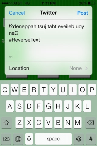 Reverse Text Pro screenshot 3