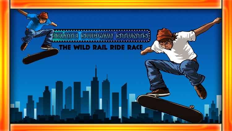 Skate Subway Stunts : The wild rail ride race - Free Edition