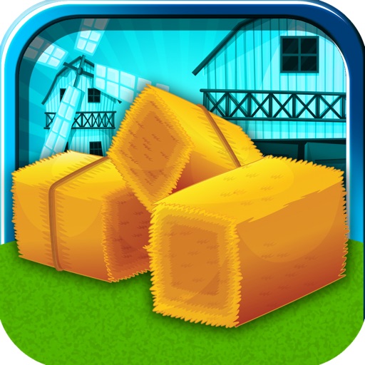 Country Farm Hay Bale Matching Brain Puzzle PRO iOS App