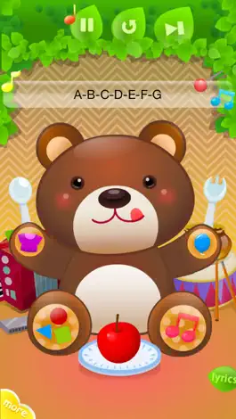 Game screenshot Musical Bear -Kids Songs Player (FREE) mod apk