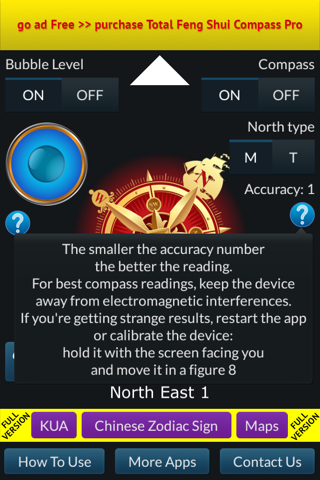 Total Feng Shui Compass Free Pocket Edition screenshot 3