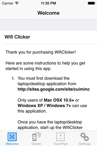 Wifi Clicker for Presentations screenshot 3