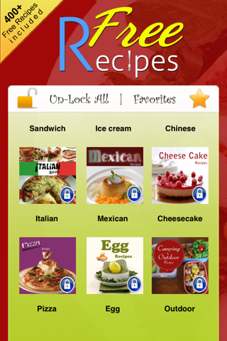 400+ Free Cooking Recipes (Cookbook) screenshot 3