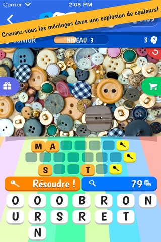 3 Words: Colorful – find three secret words in one crazy colorful picture screenshot 4