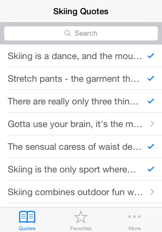 Skiing Quotes - inspirational thoughts for you to go ski screenshot 2