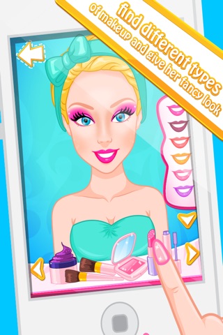 Party Salon Girls Game - spa makeover, dress up fashion, makeup games for girls screenshot 4