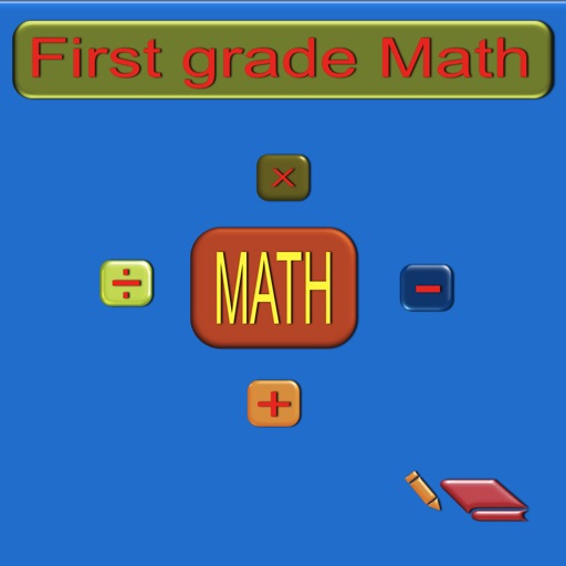 First grade math icon