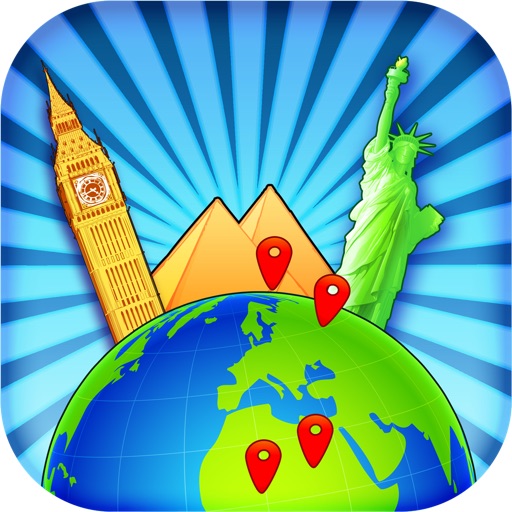 Guess The Place Quiz - Geography landmark pop game trivia explore new cities and countries Icon