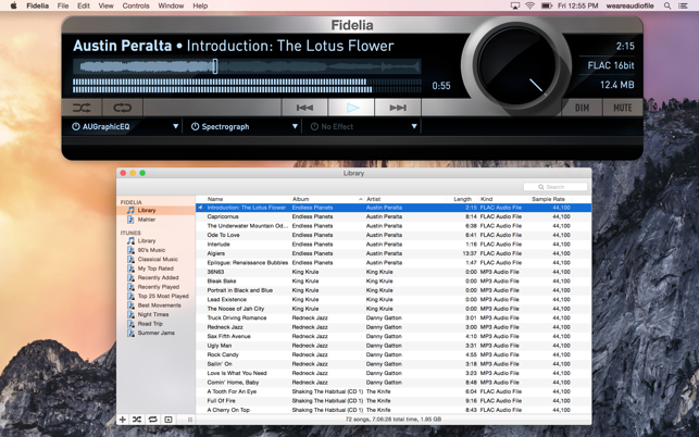 Amarra high resolution music player for mac