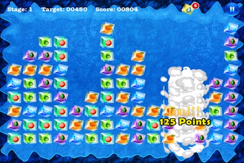 Frozen, Lost, and on Fire Matching Mania – Cubes of Fall Down- Free screenshot 3