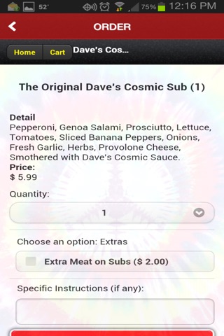 Dave's Cosmic Subs screenshot 2