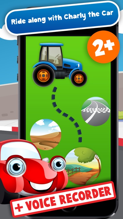 Free Kids Puzzle Teach me Cars Cartoon: Learn how the cars drive, the planes fly and the trains ride