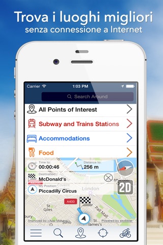 French Riviera Offline Map + City Guide Navigator, Attractions and Transports screenshot 2