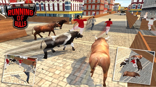 Crazy Angry Bull City Attack: Wild Animal Simulator 2016(圖5)-速報App