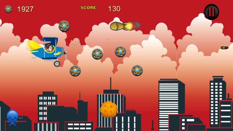 Fighter Plane Alien Shooting Adventure - City Air Fighting Attack Free screenshot-4