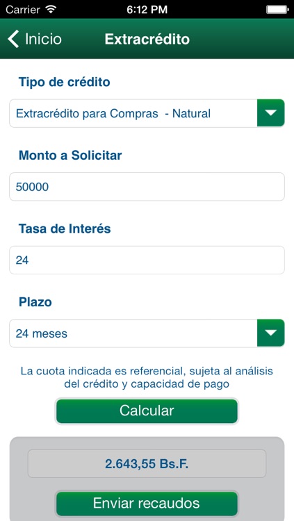 Calculadora Banesco