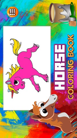 馬のぬりえ - 子供のための1の描画、ペイント、色のゲームではすべてののおすすめ画像5