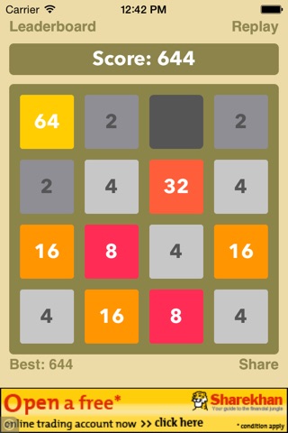 2048 Play Game screenshot 2