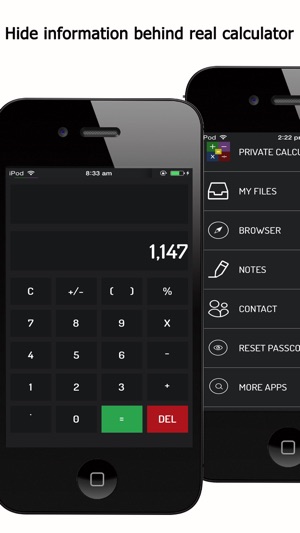 Private Calculator - Hide your Files, se
