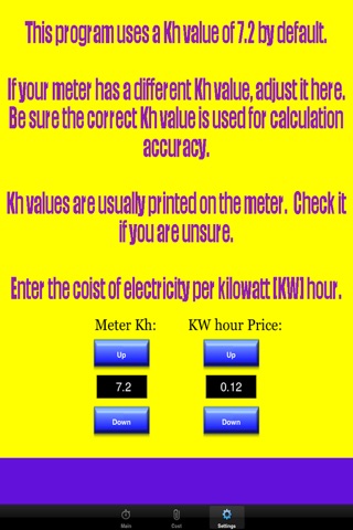 Electric Meter Cost Calculator screenshot 3