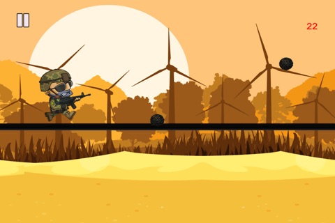 Army Runner - Roll The Soldier Through The Forest As Fast As You Can! - FREE JUMP FUN screenshot 4