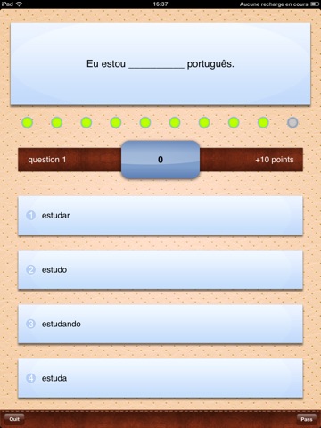 iTalk Portuguese:  Conversation guide - Learn to speak a language with audio phrasebook, vocabulary expressions, grammar exercises and tests for english speakers HD screenshot 4
