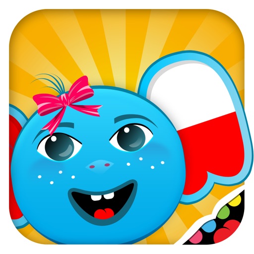 iPlay Polish: Kids Discover the World - children learn to speak a language through play activities: fun quizzes, flash card games, vocabulary letter spelling blocks and alphabet puzzles Icon
