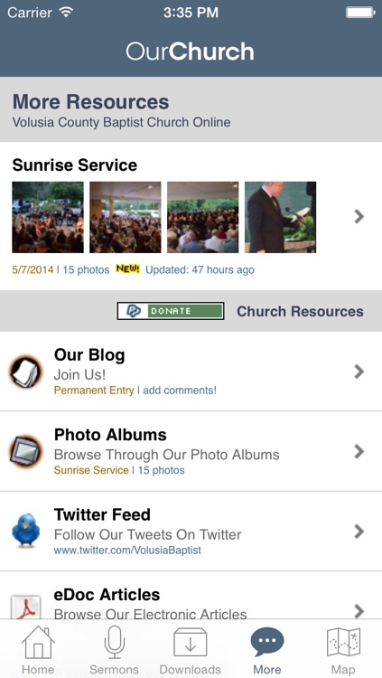 Volusia County Baptist Church screenshot-3