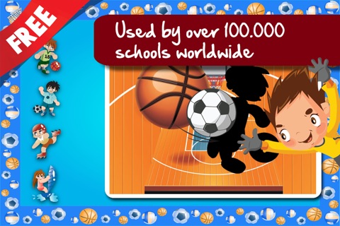 Free Shape Game Sports Cartoon screenshot 4