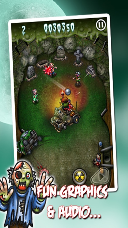 Zombie Pinball Arcade - A Scary Halloween Game For Kids Free screenshot-3