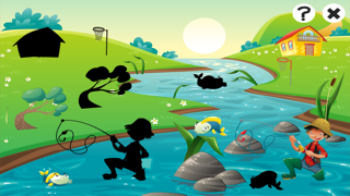 幼稚園、保育園や保育所のためのゲーム、パズルやなぞなぞ：釣りについての幼児の年齢の2-5のためのゲーム。 学ぶ 海、水、魚、漁師や釣りロッドとのおすすめ画像4