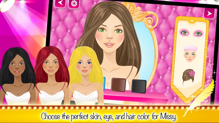 Dressing Up Missy International: beauty fashion show and princess party dress up doll games for girls