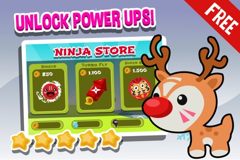 Ninja Jump Christmas 2013 Edition - Fun Clumsy Santa Claus Arcade Game For Boys And Girls FREE screenshot 3