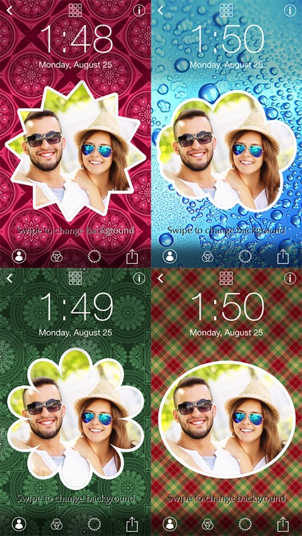 Super Lock Screen - Wallpaper photo frames for iphone screenshot-4