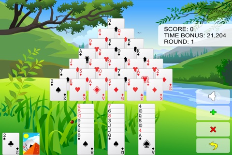 Pyramid Solitaire Elite screenshot 2