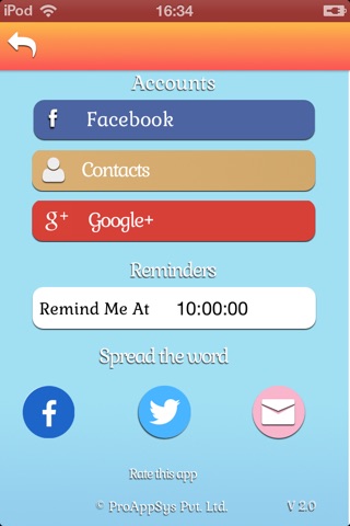 Eventz App screenshot 2