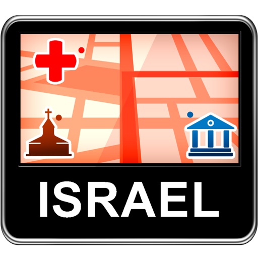 Israel Vector Map - Travel Monster icon