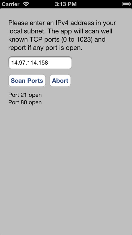 Port Scanner