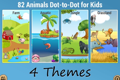 82 Animals Dot-to-Dot for Kids screenshot 4