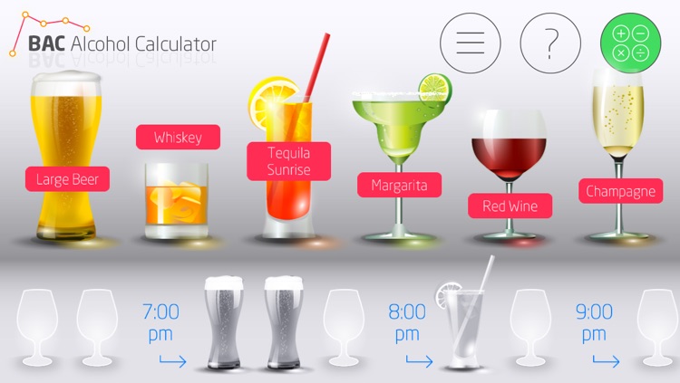 BAC Alcohol Calculator