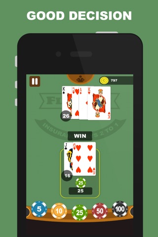 Play Black Jack 21+ Free Online Card Game & Training screenshot 4